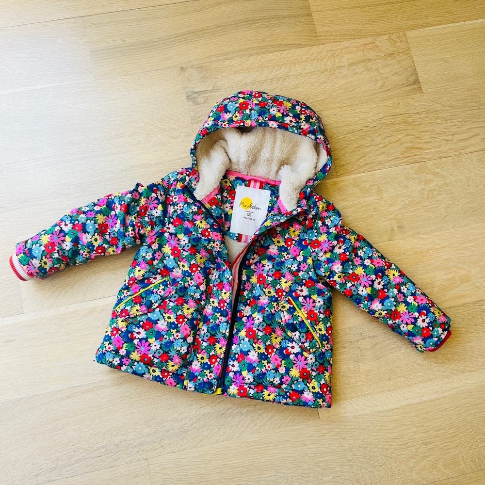 Mini Boden Sherpa-Lined Coat